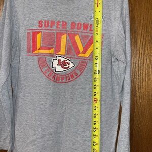 KC CHIEFS Super Bowl Gray Crewneck Shirt